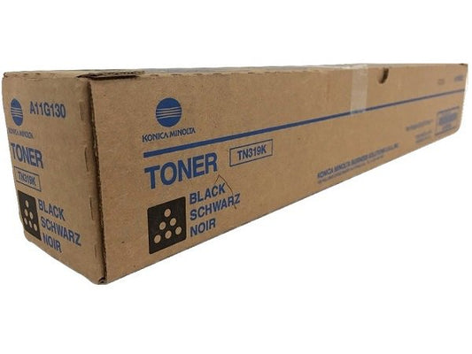 Konica Minolta TN319K Black Toner Cartridge - Genuine & Remanufactured