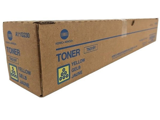 Konica Minolta TN319Y Yellow Toner Cartridge - Genuine & Remanufactured
