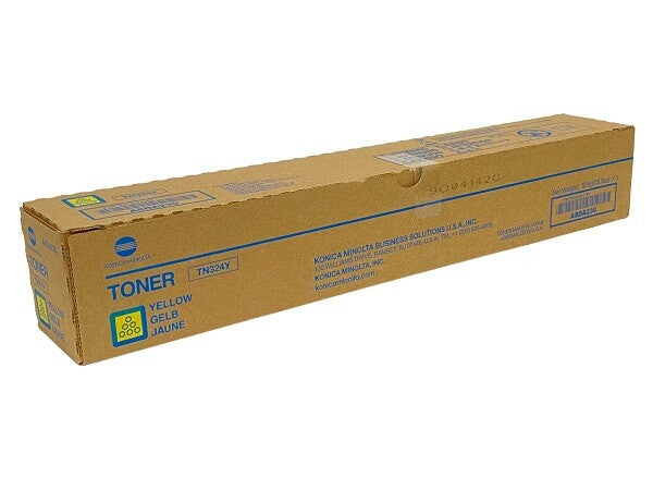 Konica Minolta TN324Y Yellow Toner Cartridge - Genuine & Remanufactured