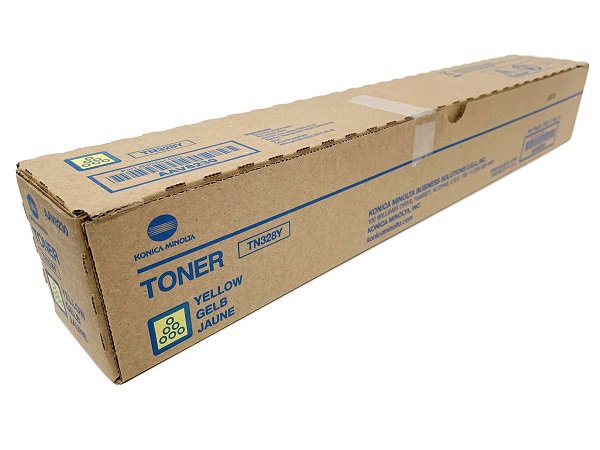 Konica Minolta TN328Y Yellow Toner Cartridge - Genuine & Remanufactured