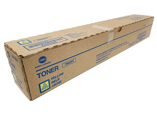 Konica Minolta TN328Y Yellow Toner Cartridge - Genuine & Remanufactured