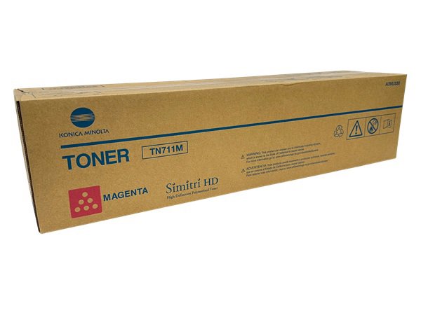 Konica Minolta TN711M Magenta Toner Cartridge - Genuine & Remanufactured